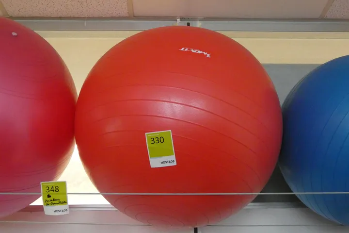 Gymnastikball, rot